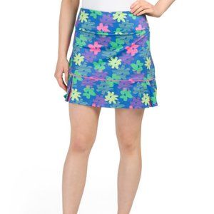 NWT Birdies and Bows Pleated Golf Skorts L XL